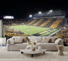 Kinnick Football Stadium Night Wall Mural