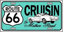 Route 66 Retro Cruisin Mother Road License Plate Car Tag