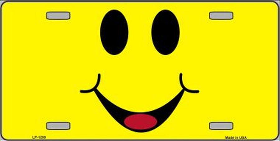 Have a Smiley Day License Plate Car Tag
