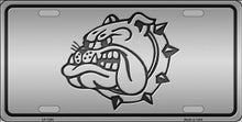 Bulldog  License Plate Car Tag