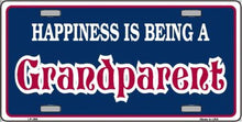Happiness Being Grandparent License Plate Car Tag