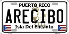 Arecibo Puerto Rico License Plate Car Tag
