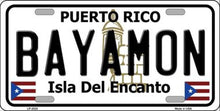 Bayamon Puerto Rico License Plate Car Tag