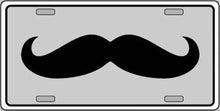Mustache License Plate Car Tag