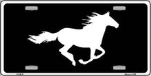 Running Horse License Plate Car Tag