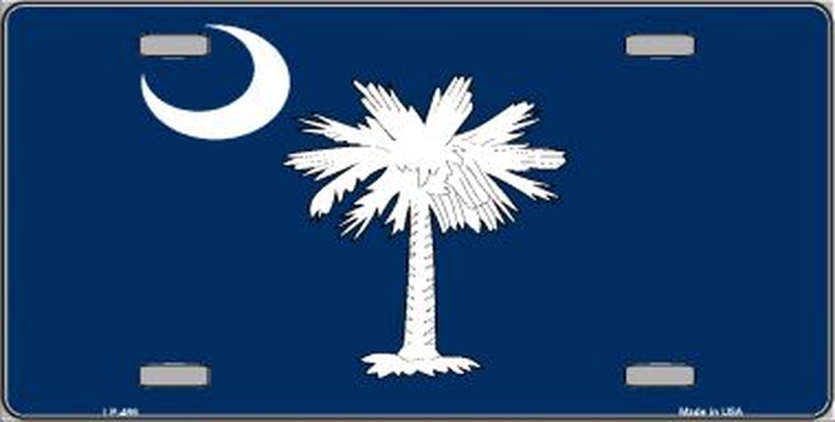 South Carolina State Flag License Plate Car Tag