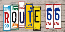 Route 66 License Plate Car Tag