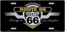 Route 66 Shield Wings License Plate Car Tag