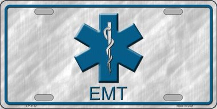 EMT License Plate Car Tag