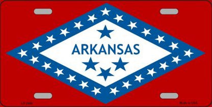 Arkansas State Flag License Plate Car Tag