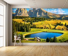Early Morning Lake in the Mountains Wall Mural