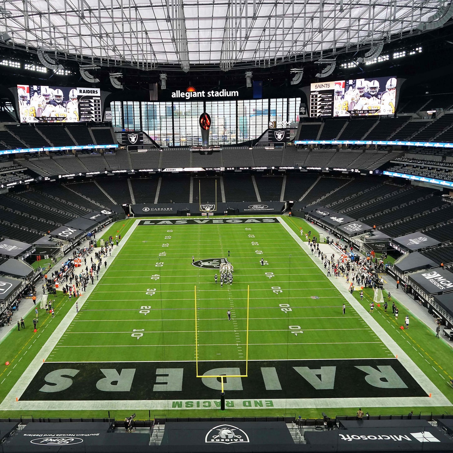 Las Vegas Raiders Wallpaper Allegiant Stadium Wall Mural proof 1