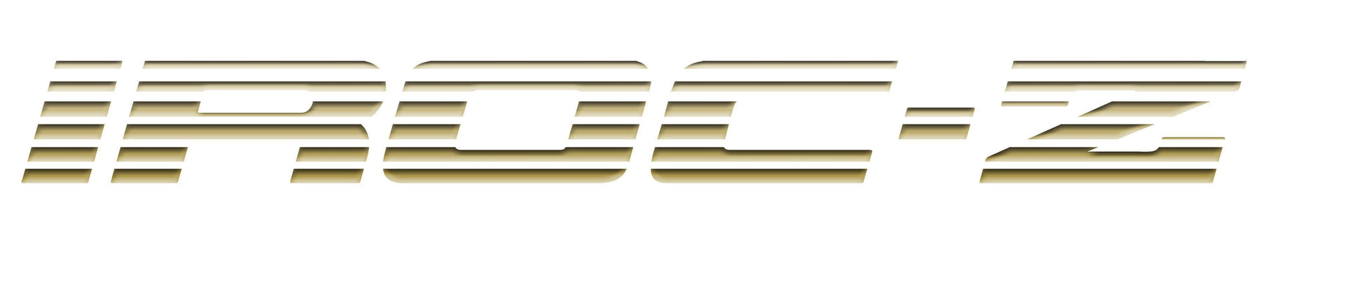 IROC-Z Gradient and Solid Colors Contour Cut Decals Auto Graphics Camaro - Let's Print Big