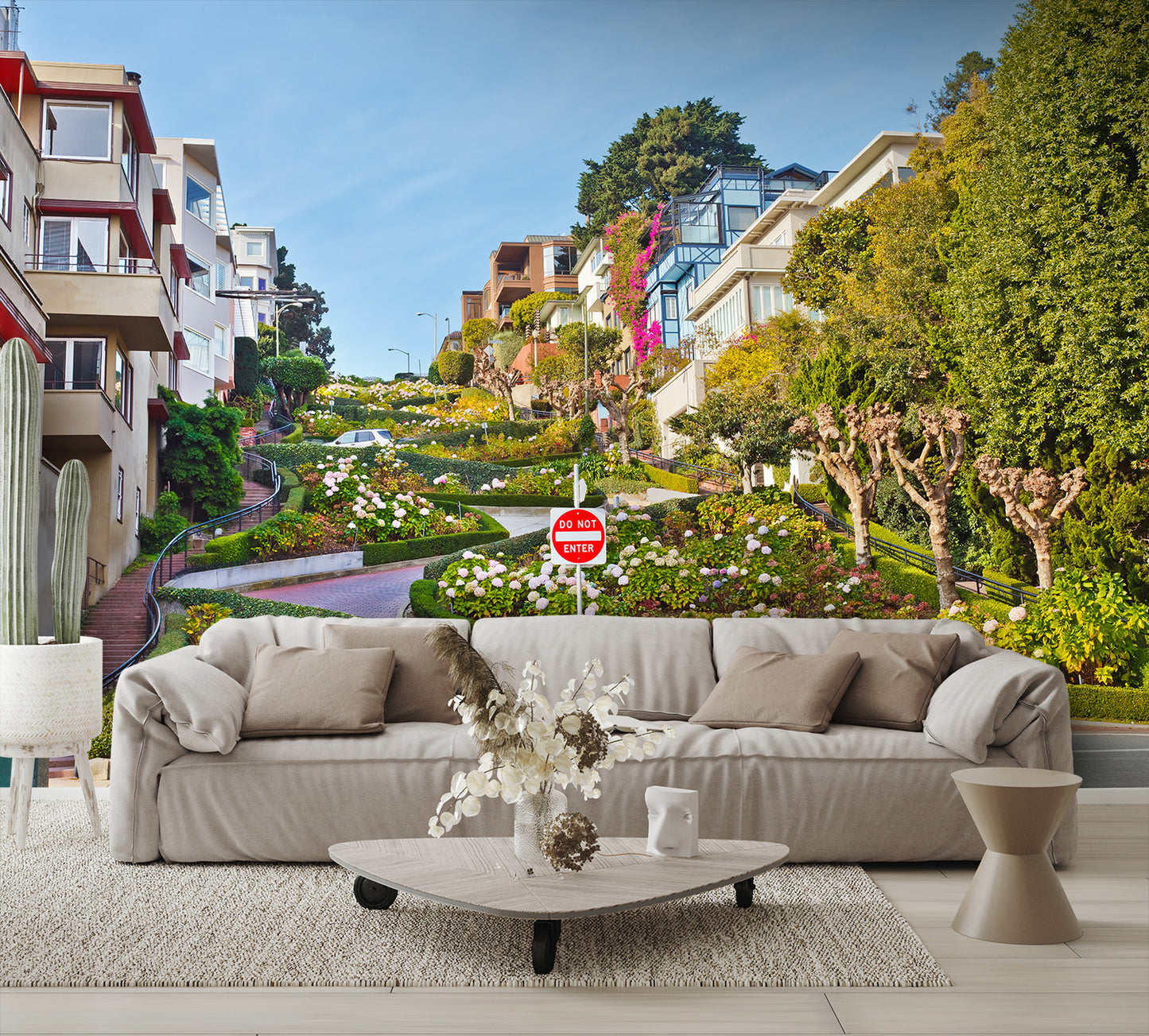 Lombard Street in San Francisco Wall Mural