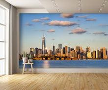 Lower Manhattan Skyscrapers at Sunset Wall Mural