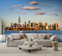 Lower Manhattan Skyscrapers at Sunset Wall Mural