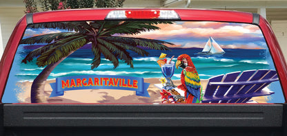 Margaritaville Decal Rear Window for Truck