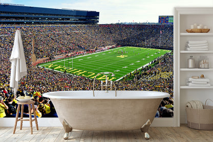 Michigan University Big House Day Game Football Stadium Wall Mural