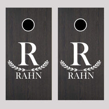 Custom Monogrammed Cornhole Board Decal Wraps
