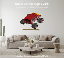 Car Art Monster Truck 5 Cartoon Wall Decal