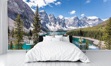 Moraine Lake In Banff National Park Canadian Rockies Wall Mural