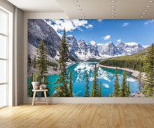 Moraine Lake In Banff National Park Canadian Rockies Wall Mural