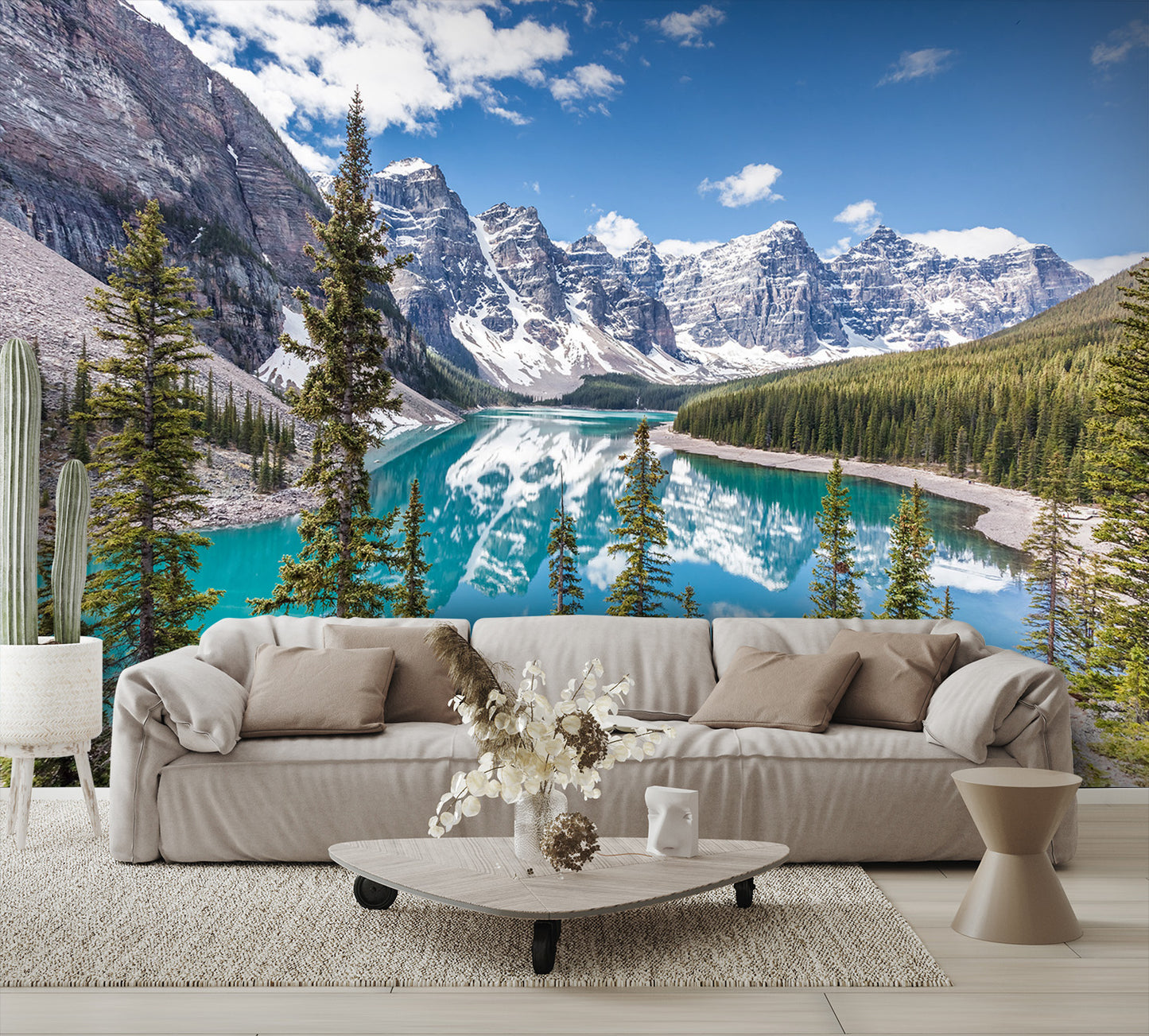Moraine Lake In Banff National Park Canadian Rockies Wall Mural
