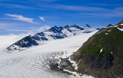 Mountains and Snow in Alaska Wall Mural