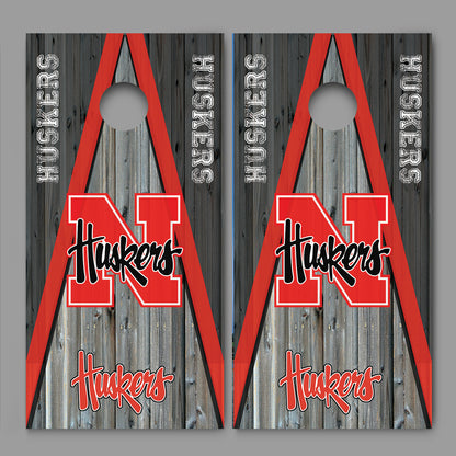 Nebraska Corn Huskers Corn hole Decal Wrap