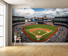 Yankees Wallpaper Stadium Baseball Diamond Field Mural extra room