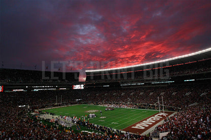 Bryant–Denny Alabama Football Stadium Wallpaper Wall Mural proof