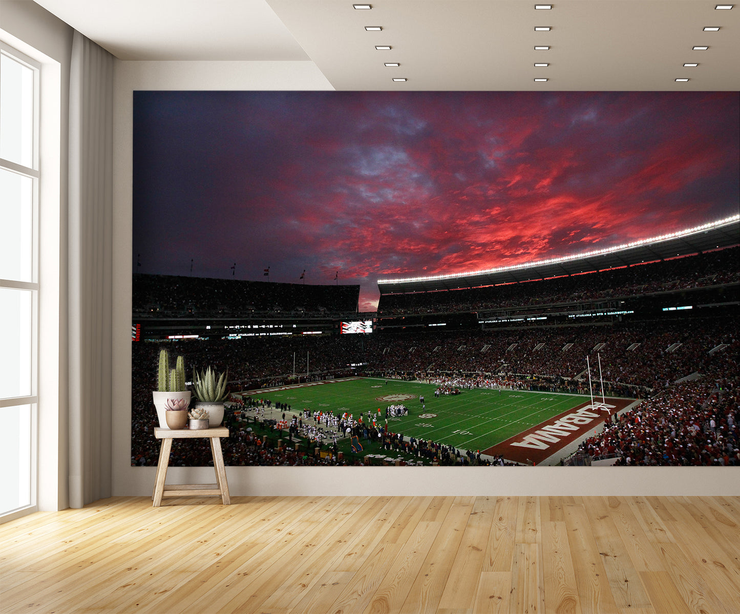 Bryant–Denny Alabama Football Stadium Wallpaper Wall Mural man cave
