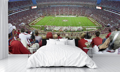 Bryant–Denny Stadium Football Stadium at Night Wall Mural
