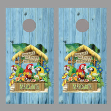 No Shoes No Shirt No Problem Wood Cornhole Decal Wrap