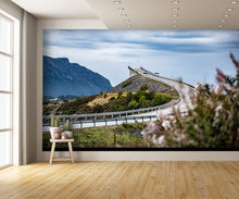 Norwegian Bridge to the Clouds Wall Mural