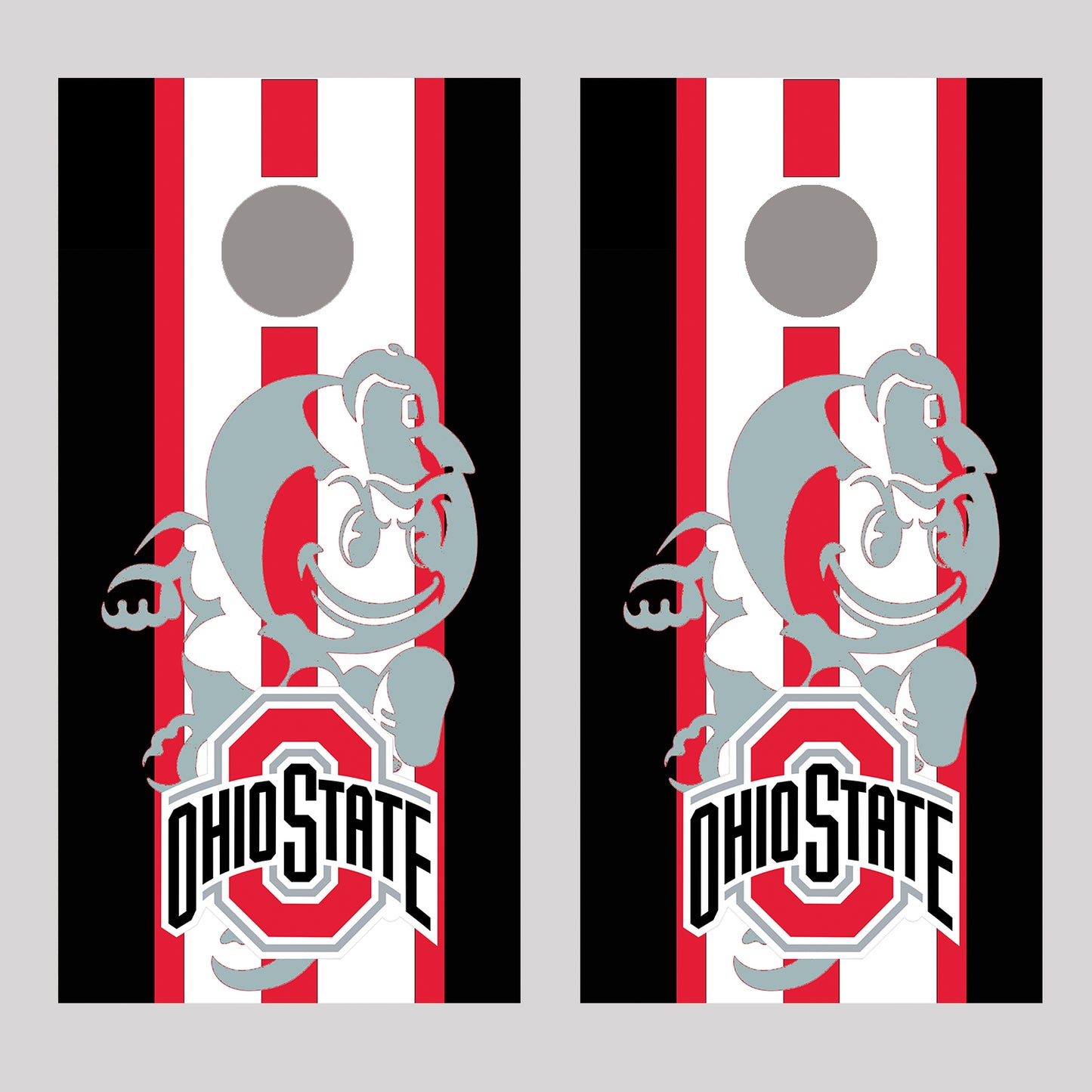 OSU Bruce 2 Design Cornhole Board Decal Wraps - 150662