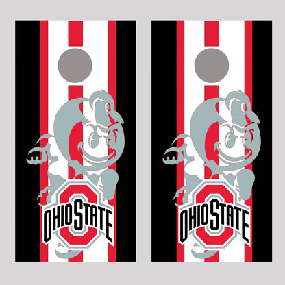OSU Bruce 2 Design Cornhole Board Decal Wraps - 150662