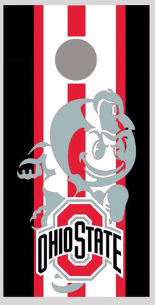 OSU Bruce 2 Design Cornhole Board Decal Wraps - 150662