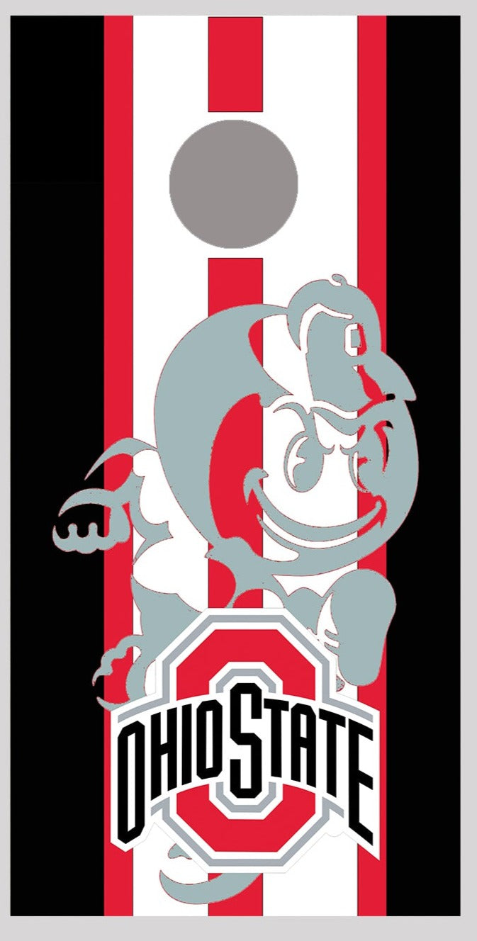 OSU Bruce 2 Design Cornhole Board Decal Wraps - 150662