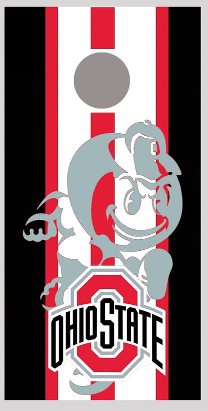 OSU Bruce 2 Design Cornhole Board Decal Wraps - 150662