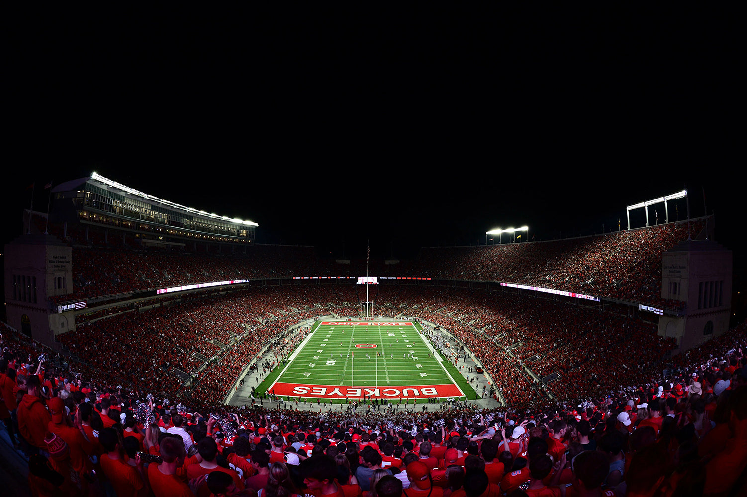 Ohio State Wall Decor Football Stadium Night Wall Mural proof