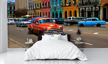 Old Retro Car in Havana Cuba Wall Mural