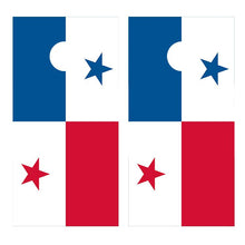 Flag of Panama Cornhole Board Decal Wraps