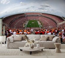 Fisheye View of Bryant–Denny Stadium Football Stadium Wall Mural
