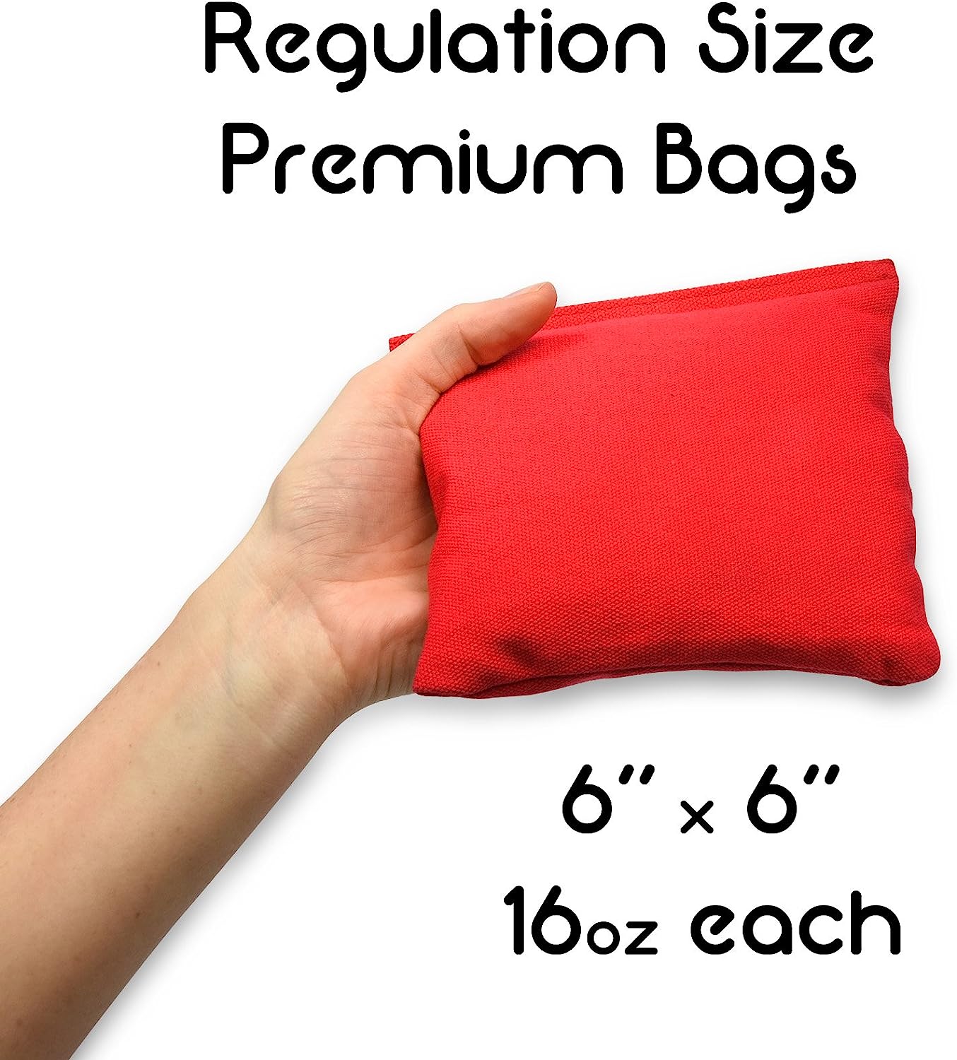 Corn Hole Bags - Regulation Size and Weight - 8 Bags Choose Colors