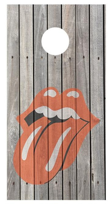 Rolling Stones Cornhole Board Decal Wraps