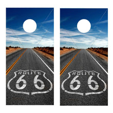 Route 66 Cornhole Decal Highway Corn Hole Decal Wrap