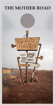 Route 66 Gas Haven Cornhole Board Decal Wraps