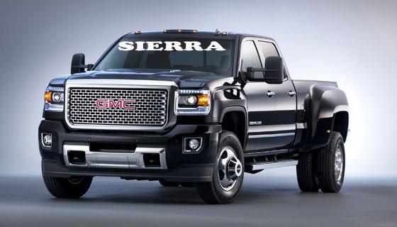 Windshield Decal "SIERRA" - Let's Print Big