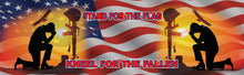 Stand for the American Flag Kneel for the Fallen Rear Window Decal